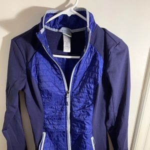 Navy blue/ purple athletic jacket